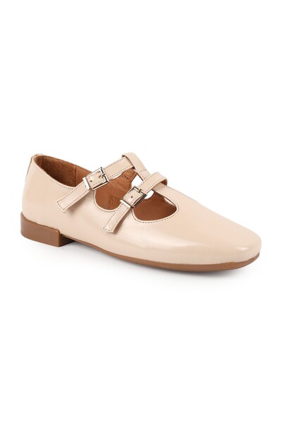 Libero Women's Babet Shiny Patent Leather Double Buckle Mary Jane Stylish Com...