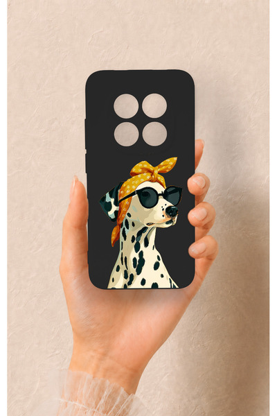 Vip Case Redmi Note 15 Pro 5G Uyumlu Cool Dalmaçyalı Desenli Silikon Kılıf
