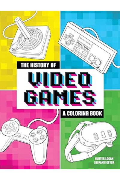 Dover Publications تاريخ ألعاب الفيديو: كتاب تلوين