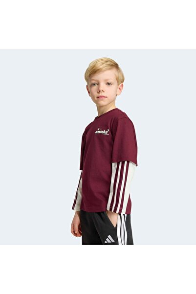adidas Lk Dy Ts t Unisex Kids Sports T-Shirt Kg6133