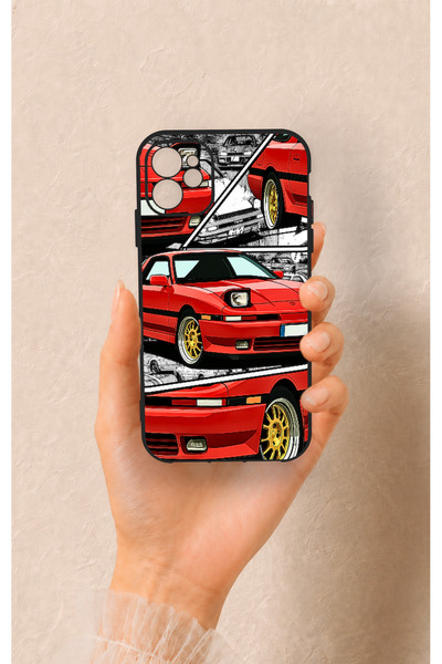 Vip Case iPhone 11 Uyumlu Kırmızı Supra Desenli Silikon Kılıf