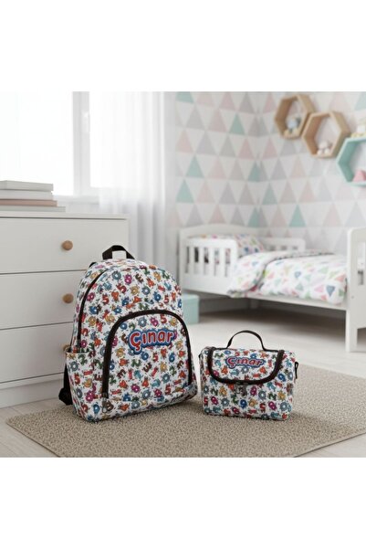 Hevi Kids HeviKids Kişiye Özel İsimli 2'li Çocuk Çanta Seti - Sayılar