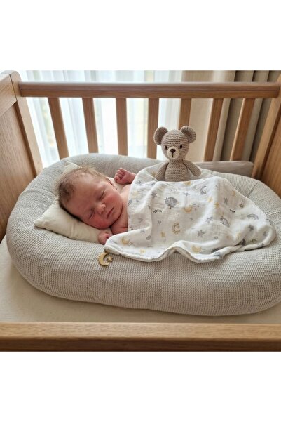 ruhaay Summer Printed Single Layer Muslin Fabric Multi-Purpose Baby Swaddle B...