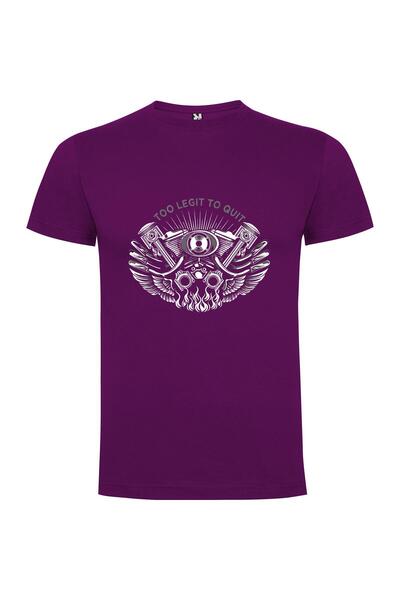 iLovePrints Legit Metal Motorcycle Skull Tshirt