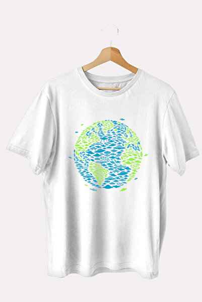 iLovePrints Μπλούζα Art Alien Earth