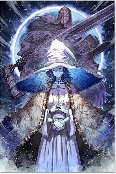 ESSESORIES Elden Ring Game Witch Merchandise Hd Music Gaming Poster Wall Art ...