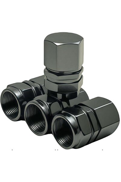 ZeuZ Aluminum Hexagonal Valve Cover 4-Piece Valve Cover 4 Pieces
