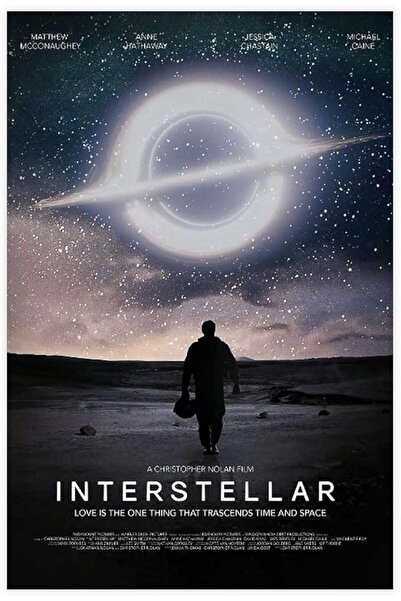 ESSESORIES ملصق جداري لفيلم LZLB Interstellar، ديكور غرفة ذاتي اللصق