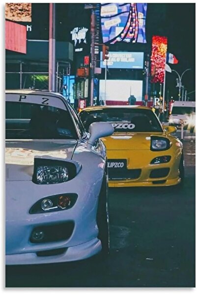 ESSESORIES Veters JDM Car Vintage Retro Car Aesthetic Poster Wall Art Room De...