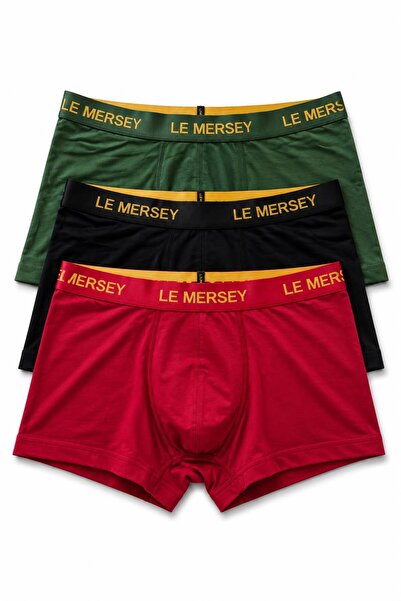 LE MERSEY SECOND SKIN PREMIUM 3'LU ERKEK BOXER