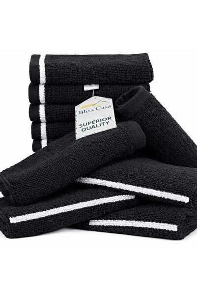 Bliss Casa Wash Cloths (12 Pack, 30 x 30 CM) - 100% Cotton Washcloth Face tow...