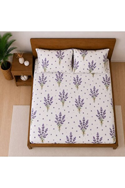 Sheri Home Lastikli Çarşaf Seti %100 Pamuk Yumuşak Dokulu-Kaymaz Tam Geçmeli Fitted Sheet –Premium Pamuk 120x200/ 180x200 / 200x200