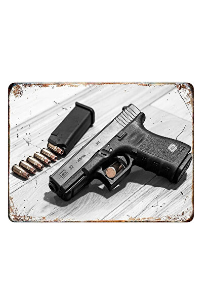 choice2 20x30cm 10 HD Pistol Tin Painting Sign. Vintage Style, Ideal for Home...