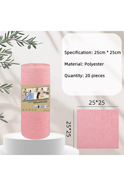 Choice9 مناديل تنظيف من الألياف الدقيقة قابلة لإعادة الاستخدام من Big-Pink، 1...
