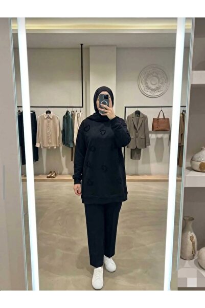 softalya moda KADIN PUL DETAYLI TESETTÜR TUNİK