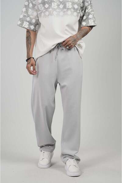 king brich Baggy Fit Bottom Sweatpants with Elastic Waist and Pockets