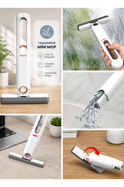 Nesto Home Taşınabilir Mini Mop Cam ve Masa Temizleme Aparatı