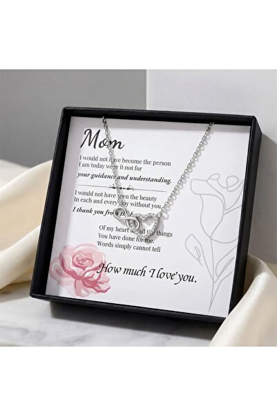 Choice Silver Plated 1-piece set of infinite love pendant necklace, greeting ...