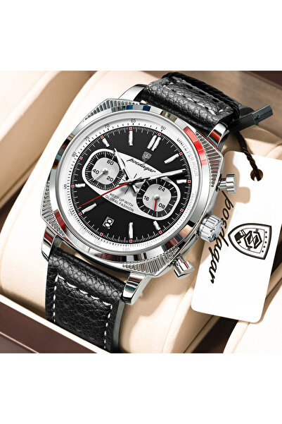 choice2 838 Silver Black Original Fashion Men Wristwatch Luminous Waterproof ...