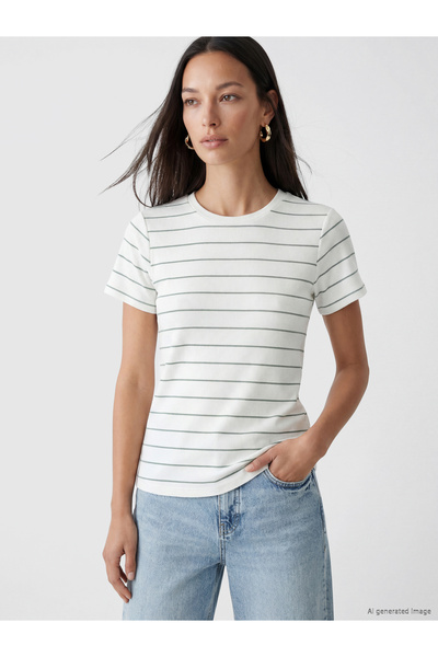 LC Waikiki Tricou de damă reiat cu dungi