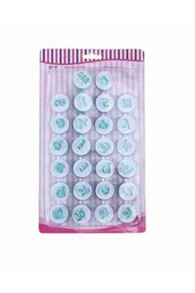 pratikpastacılık Lowercase Letter Press Cookie Mold and Sugar Dough Press Set...