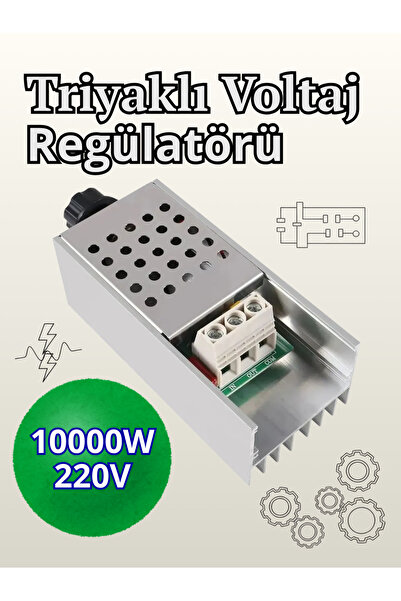 RoboPazar 10000W 220V Triyaklı Voltaj Regülatörü (Dimmer)