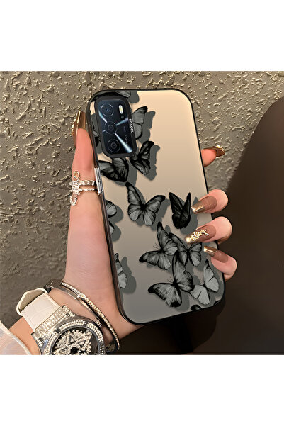 ARTISHELL Oppo A16/A16S Uyumlu Kelebek desenli, hafif lüks ve şık telefon kılıfı