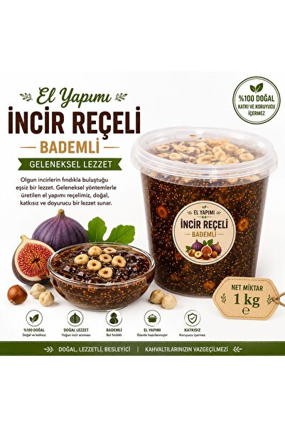 İNCİR REÇELİ FINDIKLI EL YAPIMI
