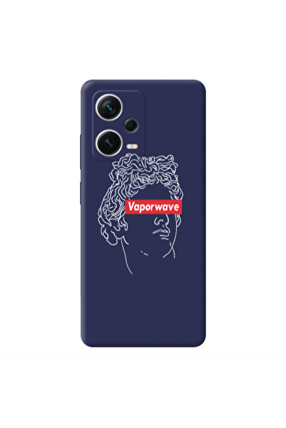 Other Xiaomi Poco X5 Vaporwave Dark blue Colored Silicone TPU Θήκη