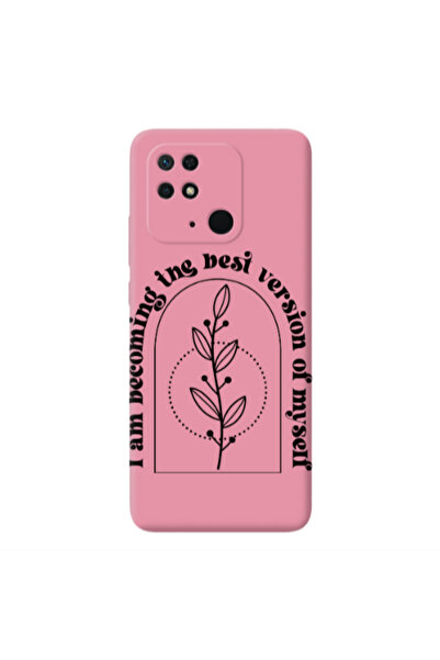 Other Xiaomi Redmi 10C I am Becoming Pink Colored Silicone TPU Θήκη