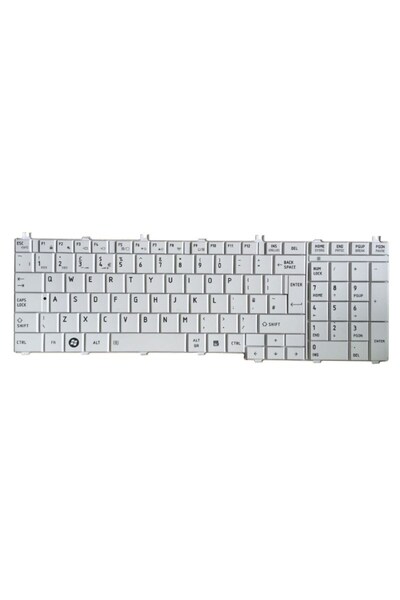 unbranded Πληκτρολόγιο για Toshiba Satellite Pro C650/C660/L650/L670, US, λευκό