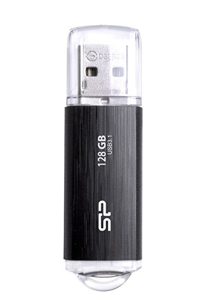 Silicon Power USB Flash Drive Blaze B02, 128GB, USB 3.2, μαύρο