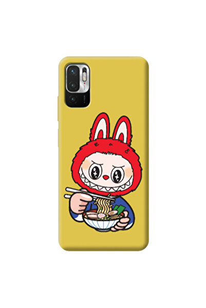 Other Xiaomi Redmi Note 10 Pro 5G Labubu 1 Yellow Colored Silicone TPU Θήκη