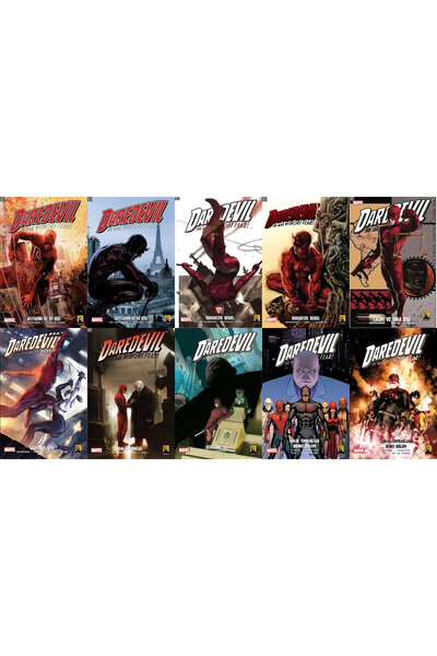 Arka Bahçe Yayıncılık Daredevil - brubaker 1-2-3-4-5-6-7-8-9-10 SET (KD 10 Kİ...