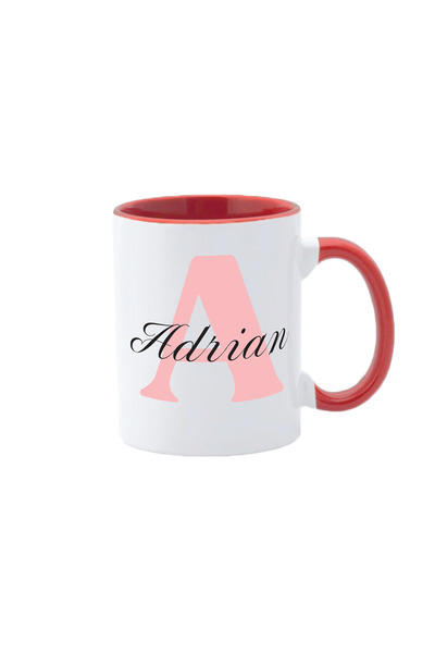 AFFIX THE DIFFERENT PERSPECTIVE Cana personalizata, alba cu interior si maner...