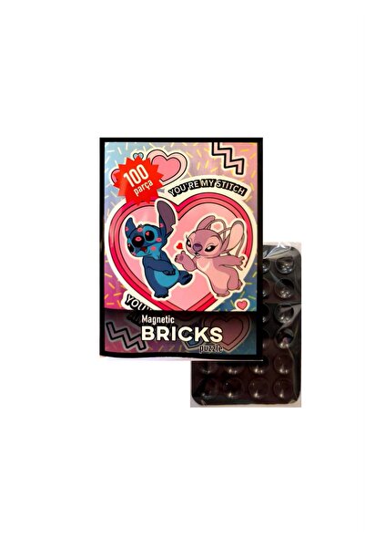 FUNNIGO MAGNETİC BRICKS PUZZLE 100 PARÇA+TELEFON TUTUCU SET-13