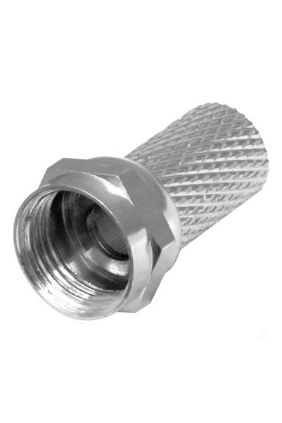 POWERTECH αντάπτορας F-PLUG νικελίου CAB-V015, 20mm, 5τμχ