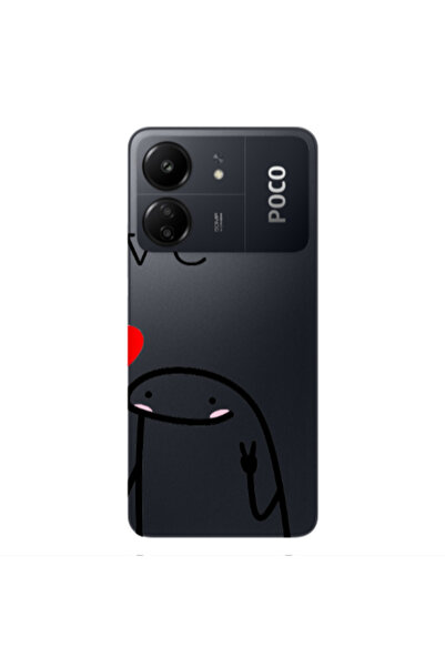 Other Xiaomi Poco C65 Love 2 Transparent Silicone TPU Θήκη