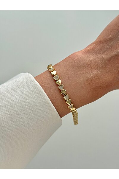YOUES JEWELRY CM Lux Premium Jeweler Model Bracelet Colorfast Women's Bracelet