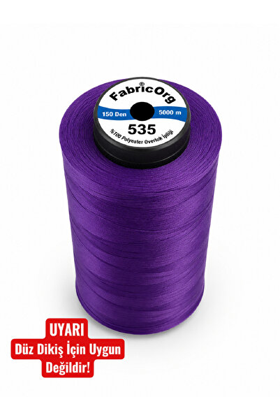 fabricorg Bükümsüz Renkli Ev & Sanayi Tipi Overlok & Piko Muz İpliği 1 Adet (...