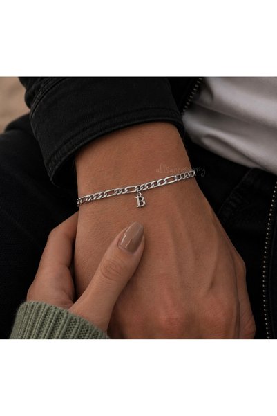 Alis Accessory Harfli erkek bilekliği