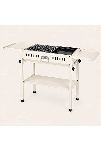 Genel Markalar MYClass Master Grill Bej Büyük Katlanır Kömürlü Kamp Mangalı