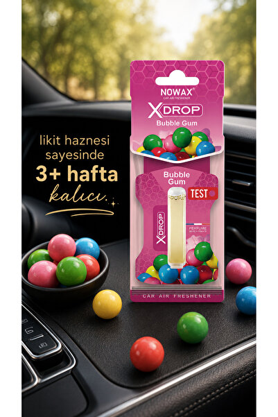 X-Drop Bubblegum Aromalı Oto Kokusu | Araba Kokusu | Kalıcı Koku