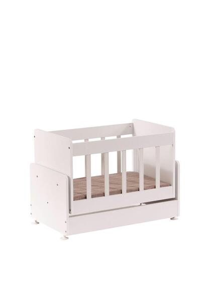 ZELMİRA 50*90 cm Anne Yanı Bebek Beşiği Portatif Ahşap Beşik Yenidoğan Beşiği...