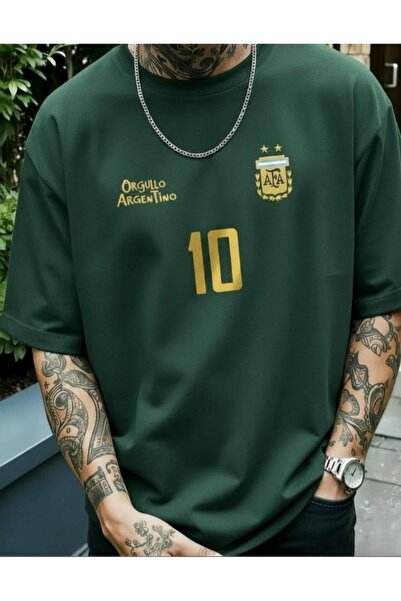 COHERENT Tricou unisex bărbați/femei ARGENTINO din bumbac supradimensionat cu...