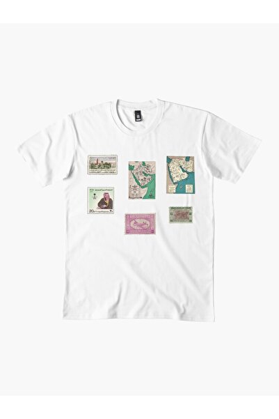 SAUDI Men and Women's 100% Cotton T-Shirt - Oversized Crew Neck Short Sleeve ...