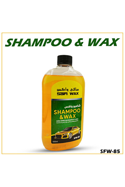 SAFI WAX Shampoo & Wax Car Wash Cleaner 500ml Ultra Shine Formula SFW-85 for ...