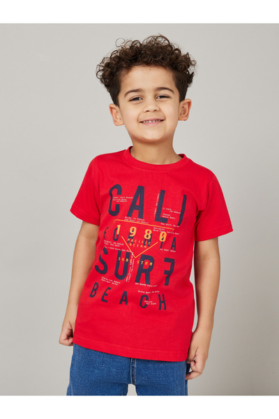 Styli California Graphic Round Neck T-Shirt
