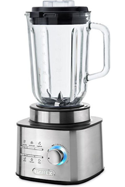 Pyrex SB-880 Μπλέντερ με Γυάλινη Κανάτα 1,5 λίτρα 1500W Ανοξείδωτο