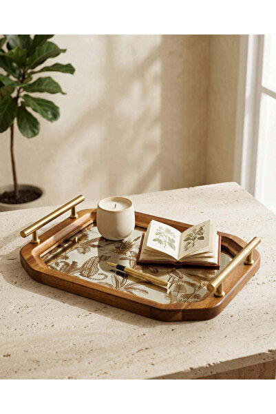 REDTAG Brown Rectangle Tray (Medium)